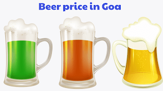 Beer price in Goa