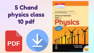 S Chand physics class 10 pdf